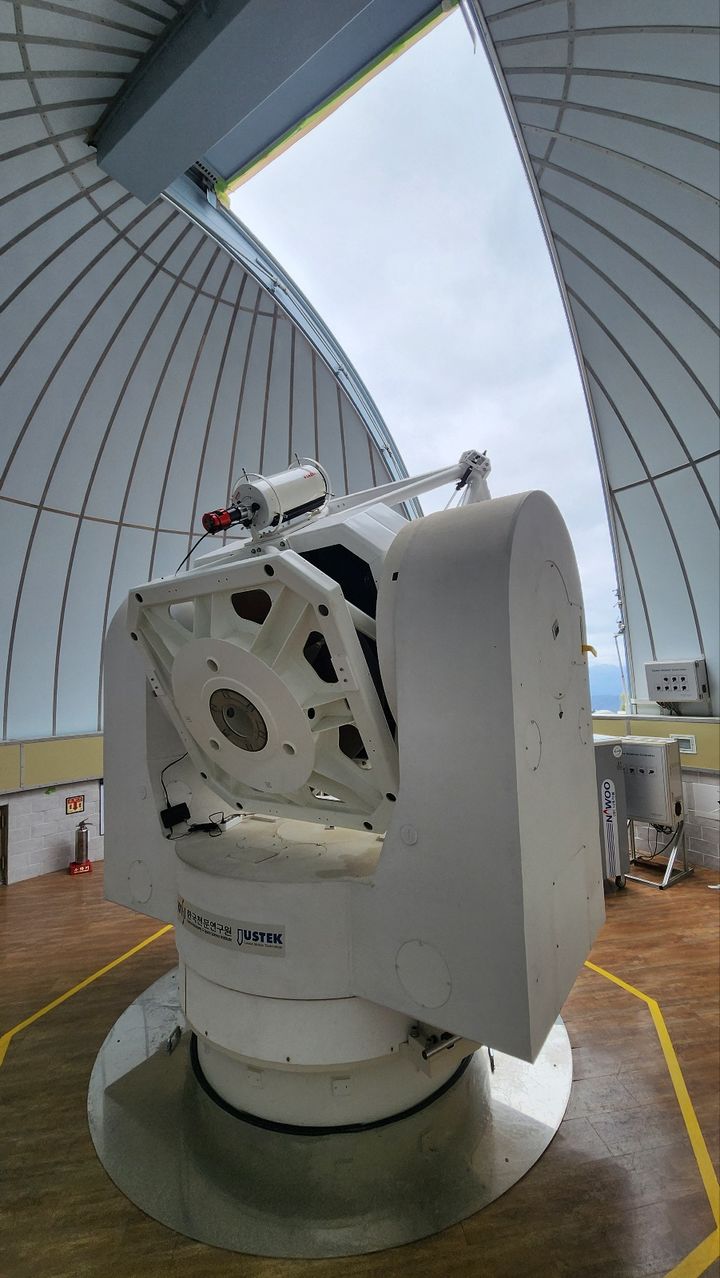 [거창=뉴시스] 감악산 인공위성 레이저 관측소 (사진=거창군 제공) 2025. 10. 14. photo@newsis.com *재판매 및 DB 금지