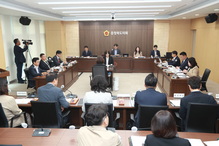 429회 충북도의회 임시회 1차 교육위원회. *재판매 및 DB 금지