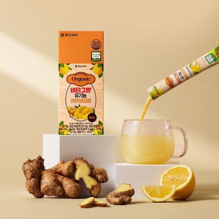 [서울=뉴시스] 비타그란 유기농 생강레몬즙 (사진=동아제약 제공) 2025.10.14. photo@newsis.com *재판매 및 DB 금지