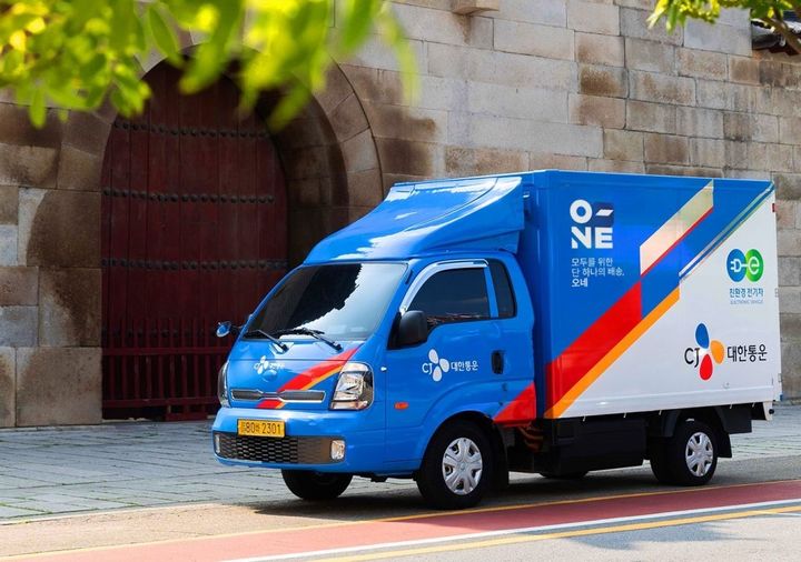 [서울=뉴시스] CJ대한통운 차량. (사진=CJ대한통운) 2025.10.15 photo@newsis.com *재판매 및 DB 금지
