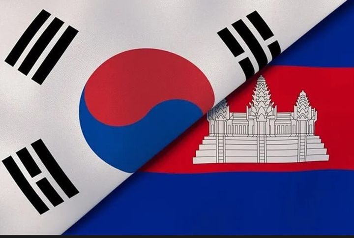 [서울=뉴시스] 캄보디아 프놈펜 포스트는 14일 캄보디아 사이버 범죄와의 전쟁 등에 한국의 지원과 협력을 호소하는 의견 글을 실으면서 양국 국가를 합성해 우의와 협력을 강조했다.(출처: 프놈펜 포스트) 2025.10.15.  *재판매 및 DB 금지