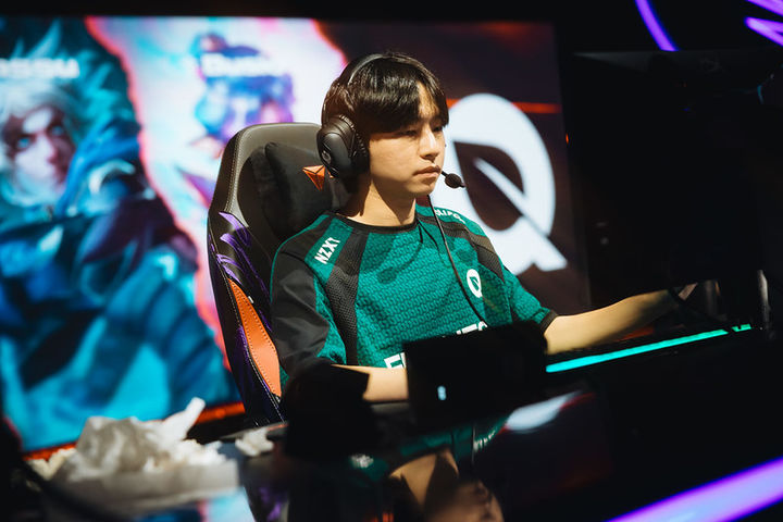 [서울=뉴시스] 리그 오브 레전드(LoL) e스포츠 아메리카 지역 리그(LTA) 팀 '플라이퀘스트(FLY)'의 미드 라이너 '쿼드' 송수형 (사진=라이엇 게임즈 제공) *재판매 및 DB 금지