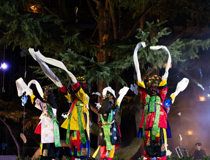 [서울=뉴시스] 2024년 무형유산축전 기획공연 '당산파티' (사진=국가유산청 제공) 2025.10.15. photo@newsis.com *재판매 및 DB 금지