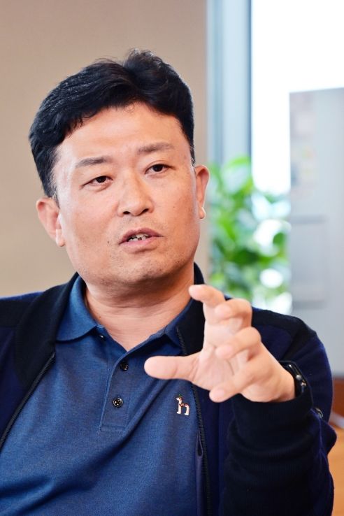 [서울=뉴시스]임정수 LG전자 HS사업본부 HS/ES구독사업담당 상무가 14일 서울 여의도 LG트윈타워에서 뉴시스와 인터뷰하고 있다. (사진 = LG전자) 2025.10.15. photo@newsis.com  *재판매 및 DB 금지