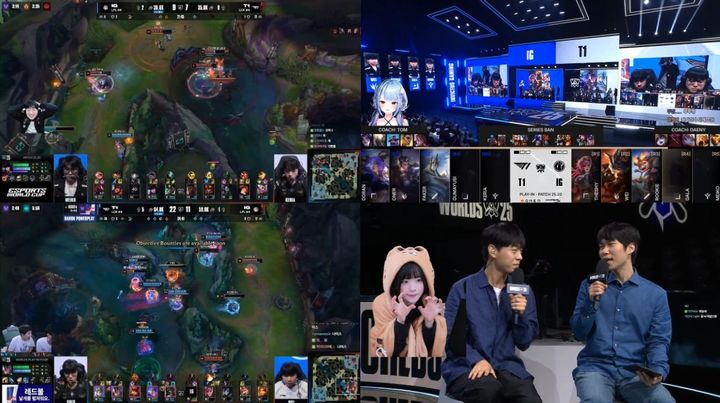 [서울=뉴시스] SOOP이 리그 오브 레전드(LoL) 월드 챔피언십(월즈)을 스트리머와 이용자가 함께 즐길 수 있도록 공식 중계와 함께 스트리머가 직접 경기를 중계하는 라이브 스트리밍을 병행한다. (사진=SOOP 제공) *재판매 및 DB 금지