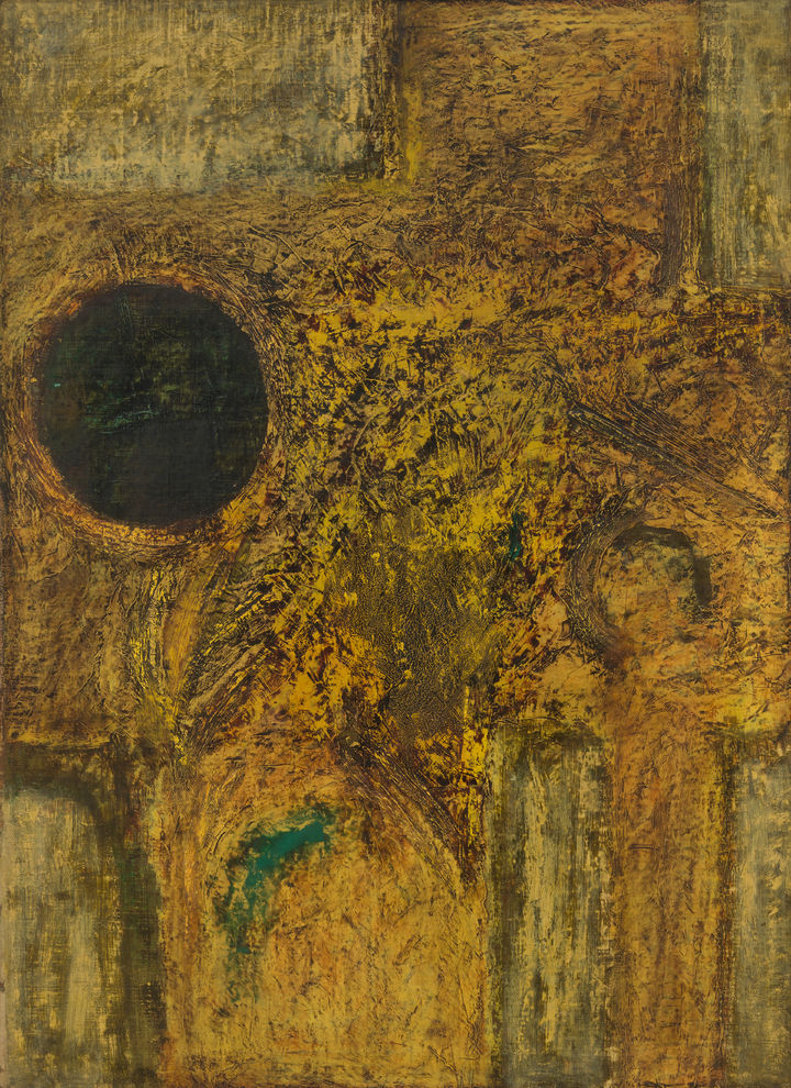 김경, '조우(遭遇)', 1960, 캔버스에 유화 물감, 79 × 58.5 cm, 국립현대미술관 이건희컬렉션 *재판매 및 DB 금지