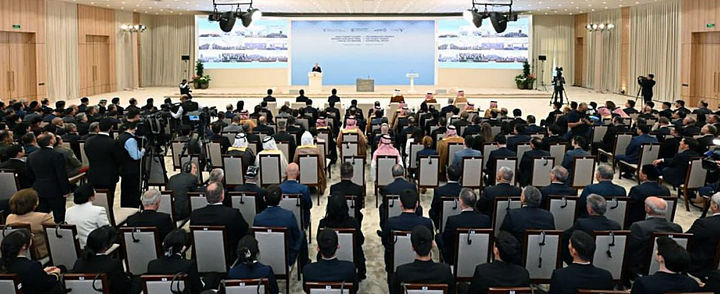 [타슈켄트(우즈베키스탄)=뉴시스] 지난 15일(현지시간) 우즈베키스탄에서 열린 타슈켄트 신공항 기공식 모습. 2025.10.16. (사진=인천공항공사 제공) photo@newsis.com *재판매 및 DB 금지