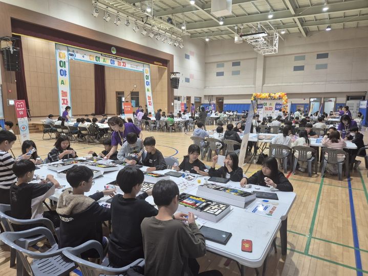 [세종=뉴시스] 지난해 열린 AI융합캠프 모습.(사진=세종시교육청 제공) 2025.10.16. photo@newsis.com. *재판매 및 DB 금지