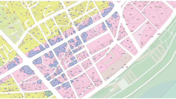 [양양=뉴시스] 양양로 골목형상점가 구역도.(사진=양양군 제공)photo@newsis.com *재판매 및 DB 금지
