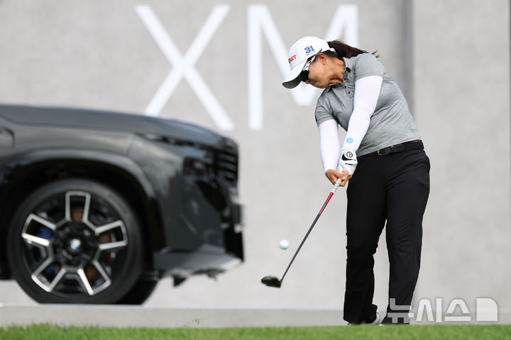 김세영 골프선수 나이 프로필 학력 고향 가족 우승상금 경력 - BMW 챔피언십 김세영 1라운드 티샷