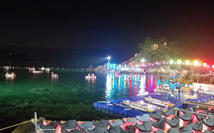 장호항 야경 모습.(사진=삼척시 제공) *재판매 및 DB 금지