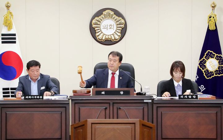 [함양=뉴시스] 제295회 함양군 의회 임시회 (사진=함양군 제공) 2025. 10. 17. photo@newsis.com *재판매 및 DB 금지