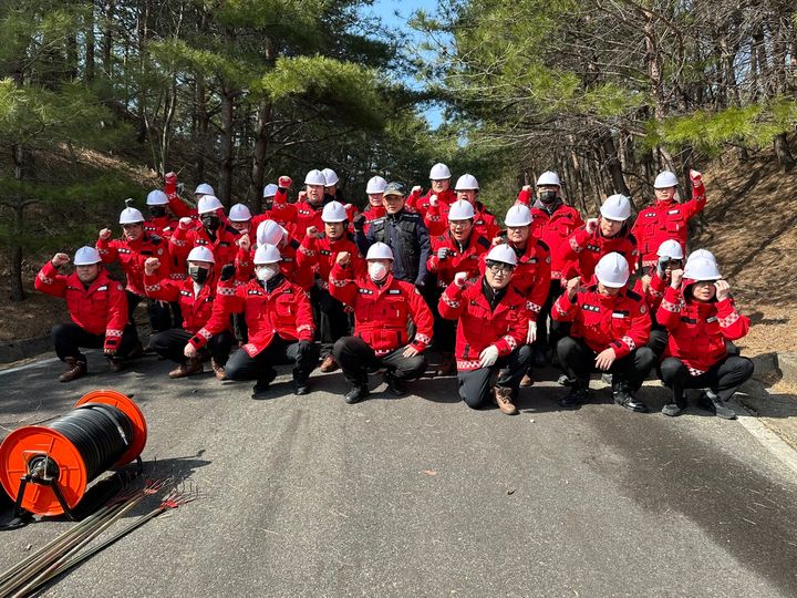 [양양=뉴시스] 양양군 산불진화대원 모습.(사진=양양군 제공)photo@newsis.com *재판매 및 DB 금지