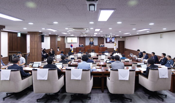 [순천=뉴시스] 순천시의회 본회의장. photo@newsis.com *재판매 및 DB 금지