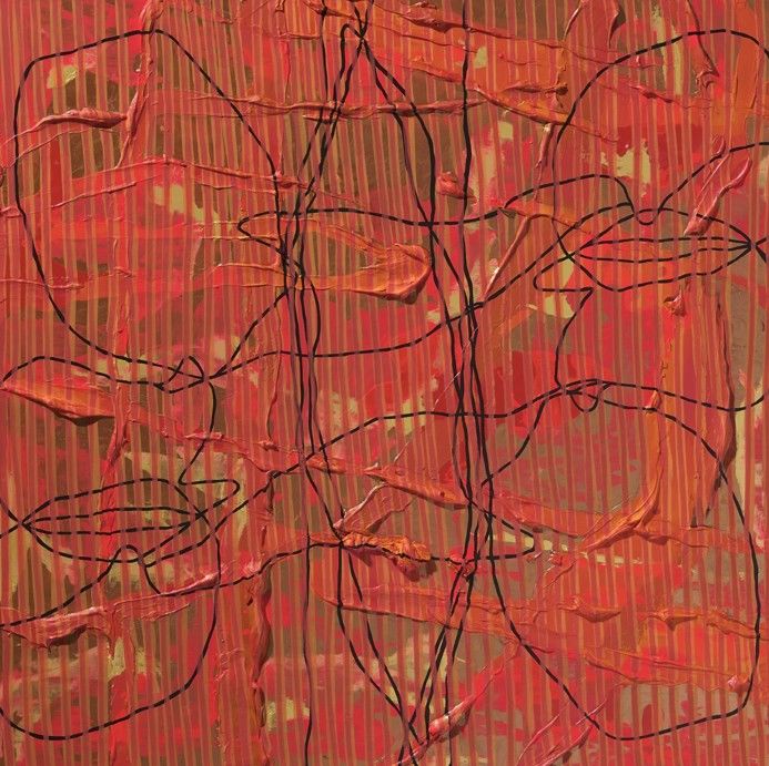 Tropical night 120 x 120cm Acrylic on canvas 2025 *재판매 및 DB 금지