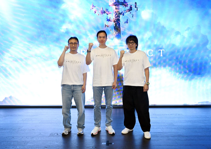 왼쪽부터 김민규 드림에이지 사업실장, 박범진 아쿠아트리 대표, 정우용 드림에이지 대표 (사진=드림에이지 제공) *재판매 및 DB 금지