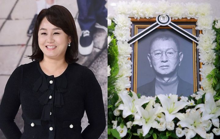 [서울=뉴시스] 코미디언 이경실, 고(故) 전유성. (사진=뉴시스 DB) 2025.10.17. photo@newsis.com *재판매 및 DB 금지