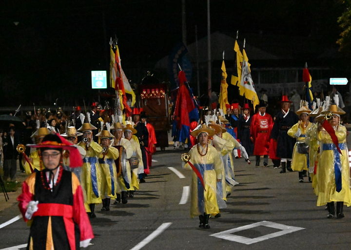 [평창=뉴시스] '조선왕조실록·의궤 오대산사고본 환지본처' 기념 행사 (사진=평창군 제공) 2025.10.17. photo@newsis.com *재판매 및 DB 금지