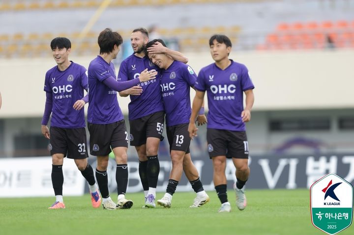 [서울=뉴시스] 프로축구 K리그1 FC안양의 한가람. (사진=한국프로축구연맹 제공) *재판매 및 DB 금지