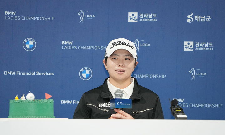 [서울=뉴시스]LPGA 투어 6승 지은희 은퇴. (사진=BMW 레이디스 챔피언십 대회 조직위원회 제공)
