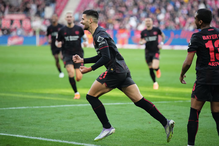 [마인츠=AP/뉴시스] 독일 프로축구 분데스리가 레버쿠젠의 마르텡 테리에. 2025.10.18.