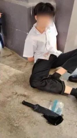 [뉴시스] 같은 학교 여학생을 살해한 말레이시아 소년의 모습. (사진=동양일보) 2025.10.19 *재판매 및 DB 금지