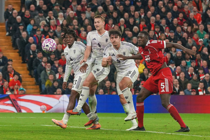 [맨체스터=AP/뉴시스]맨유, 리버풀에 2-1 승리. 2025.10.19.