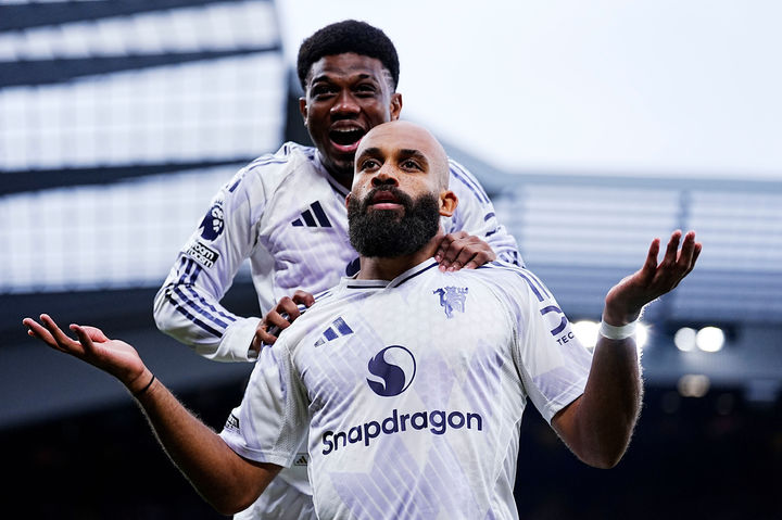 [리버풀=AP/뉴시스]맨유, 리버풀에 2-1 승리. 2025.10.19.