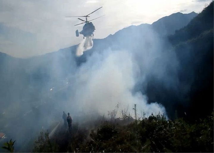 [단양=뉴시스] 산불. (사진=뉴시스 DB). photo@newsis.com *재판매 및 DB 금지