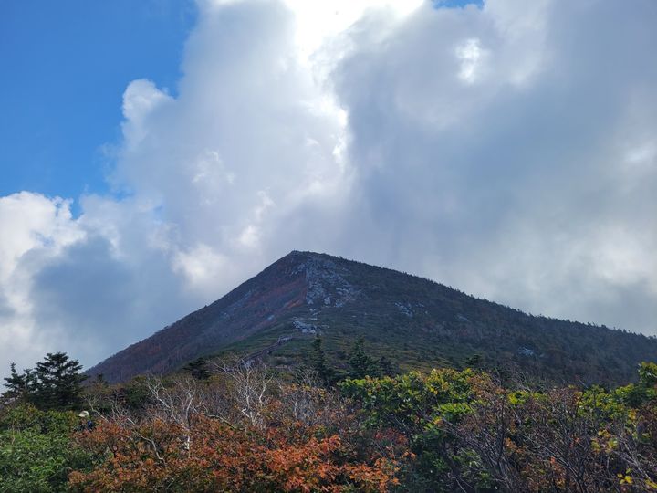 [속초=뉴시스] 단풍으로 물든 설악산 대청봉 모습.(사진=기상청 제공)photo@newsis.com *재판매 및 DB 금지