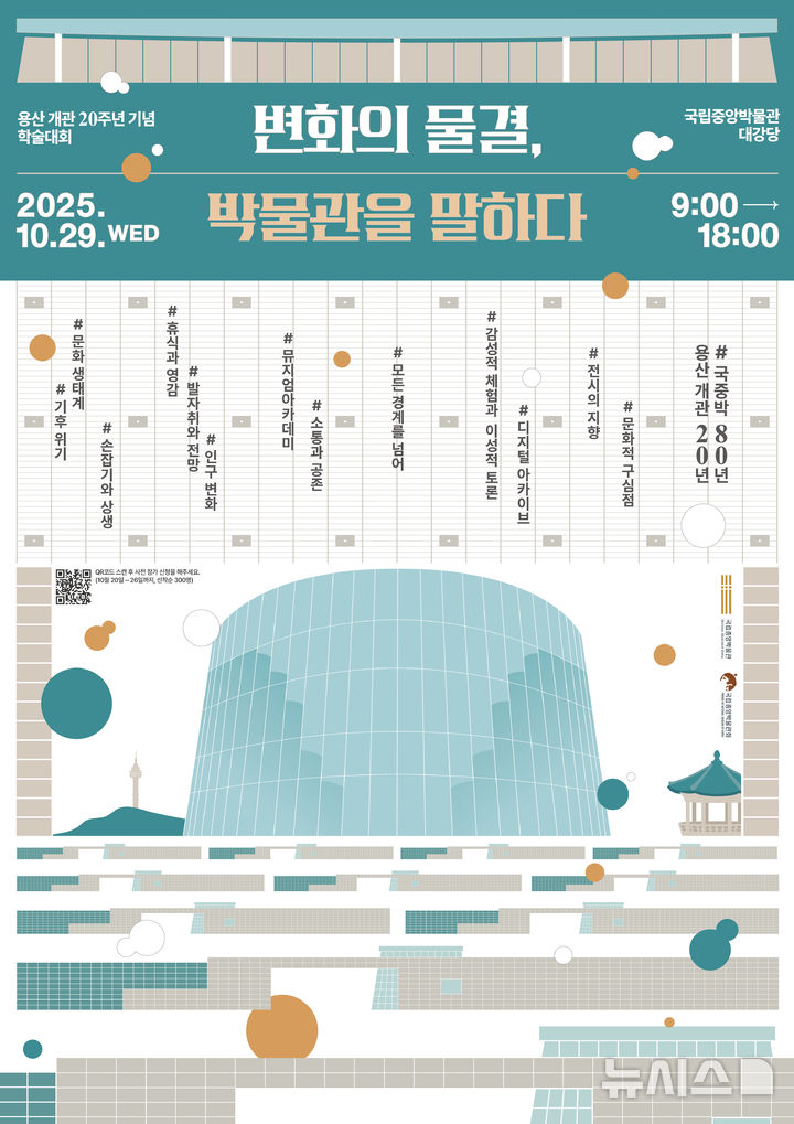 [서울=뉴시스] 국립중앙박물관 용산 이전 20주년 학술대회 '변화의 물결, 박물관을 말하다' (사진=국립중앙박물관 제공) 2025.10.20. photo@newsis.com