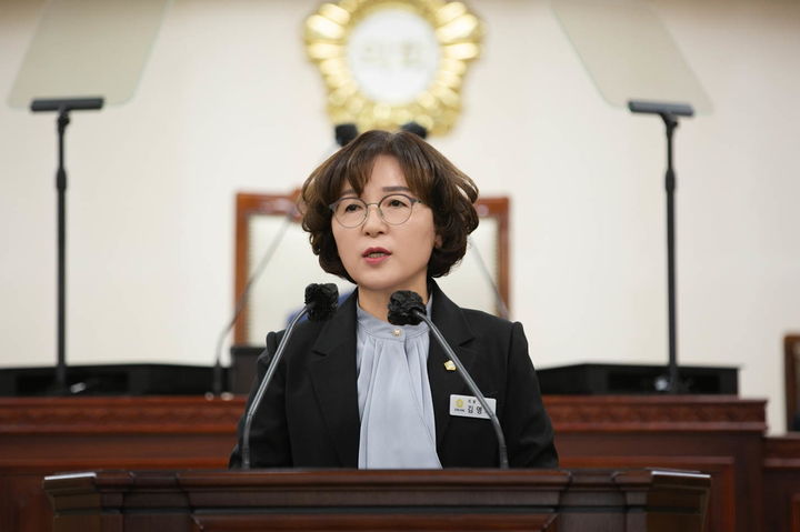 [김제=뉴시스] 전북 김제시의회 김영자 의원. (사진=김제시의회 제공) 2025.10.20. photo@newsis.com *재판매 및 DB 금지