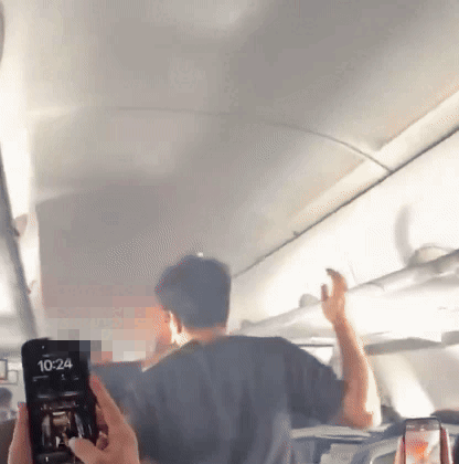 인천행 中 항공기서 화재…당시 기내 영상 보니