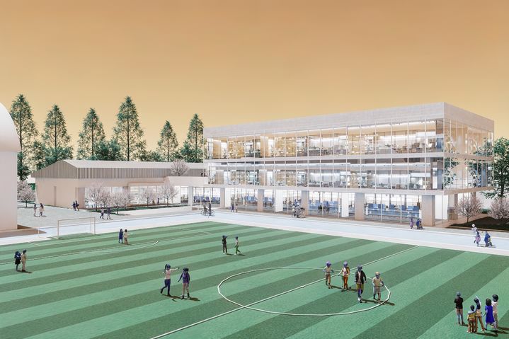 [대전=뉴시스] 대전 대덕구 새일복합문화센터 조감도. *재판매 및 DB 금지