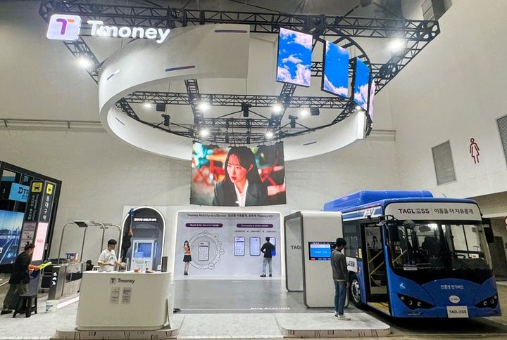 '2025 대한민국 미래모빌리티 엑스포'에 마련된 티머니 부스의 모습 (사진=티머니 제공) *재판매 및 DB 금지