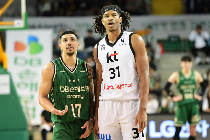 [서울=뉴시스] 프로농구 수원 KT의 아이재아 힉스. (사진=KBL 제공) *재판매 및 DB 금지