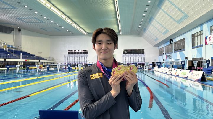 [서울=뉴시스] 수영 김우민. (사진=올댓스포츠 제공) *재판매 및 DB 금지
