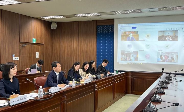 [서울=뉴시스]한미 양국 정부대표단은 22일 '한-미 상용방문 및 비자 워킹그룹' 2차 협의를 화상으로 개최했다.(사진 외교부 제공) *재판매 및 DB 금지