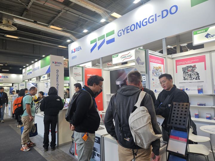 [수원=뉴시스] 에킵 오또(EQUIP AUTO) 2025 경기도 공동관. (사진=경기도 제공) 2025.10.22. photo@newsis.com *재판매 및 DB 금지