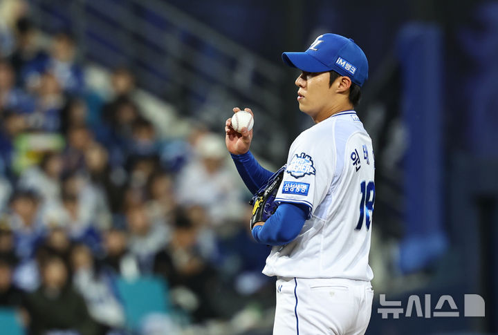 부상 씻고 첫 실전 치른 삼성 원태인…'1군 복귀' 청신호