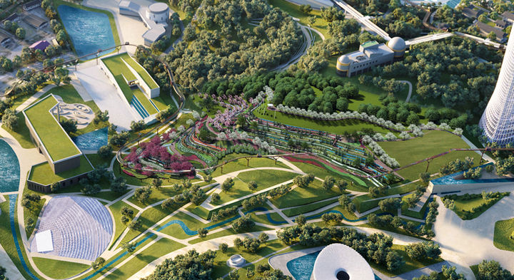 [남원=뉴시스] 전북 남원시가 조성사업을 추진 중인 '함파우 지방정원' 조감도. (사진=뉴시스 DB). photo@newsis.com *재판매 및 DB 금지