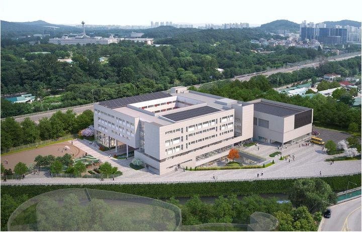 [서울=뉴시스] 장애학생과 지역주민 위한 복합시설 본격화... 동진학교 기공식. 2025.10.23. (자료=중랑구 제공) *재판매 및 DB 금지