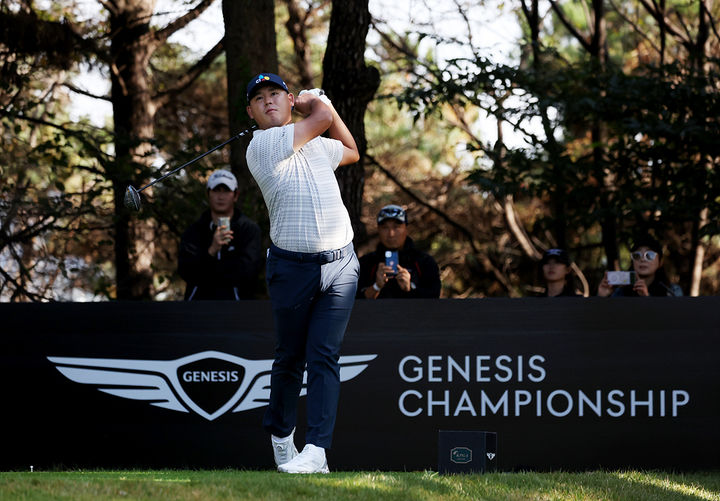 [서울=뉴시스]제네시스 챔피언십 나선 김시우. (사진=KPGA 투어 제공)