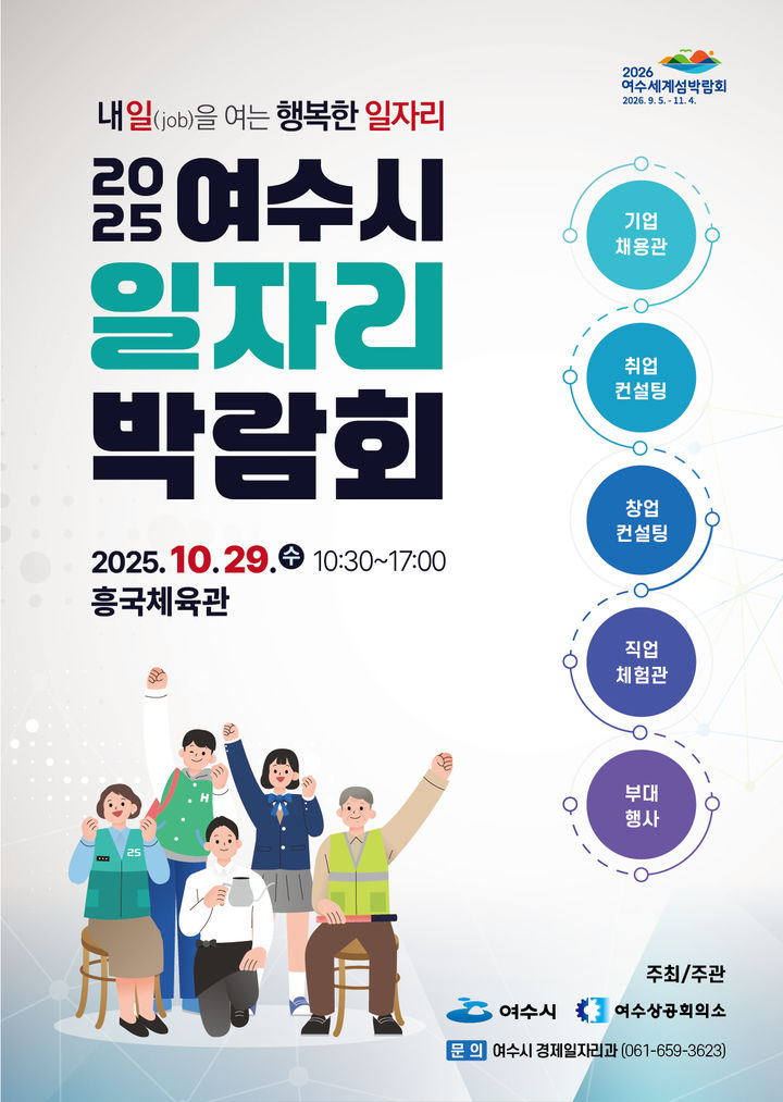 '구인·구직 만남의 장' 29일 여수 일자리 박람회