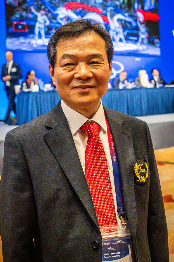 [서울=뉴시스] 양진방 대한태권도협회장, 세계태권도연맹(WT) 부총재 당선. (사진=WT 제공) *재판매 및 DB 금지