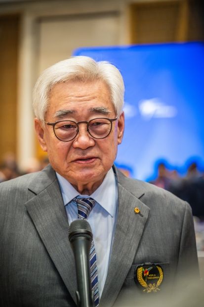 [서울=뉴시스] 조정원 세계태권도연맹(WT) 총재. (사진=WT 제공) *재판매 및 DB 금지