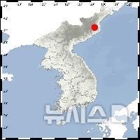 [서울=뉴시스] 23일 오후 6시21분13초 함경북도 길주군 북쪽 37㎞ 지역에서 규모 2.3의 지진이 발생했다. 기상청에 따르면 지진 발생 위치는 북위 41.28도, 동경 129.25도다. 지진 발생 깊이는 21㎞다. (사진=기상청 제공) 2025.10.23. photo@newsis.com