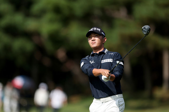 [서울=뉴시스] 한국프로골프(KPGA) 투어와 DP 월드투어가 공동 주관하는 제네시스 챔피언십에 출전한 옥태훈. (사진=KPGA 홈페이지 캡처) 2025.10.23. photo@newsis.com *재판매 및 DB 금지 *재판매 및 DB 금지