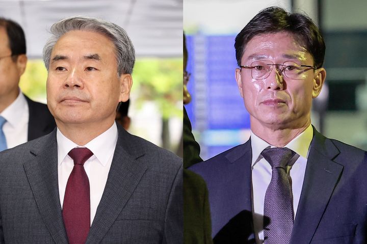 이종섭 전 국방부 장관(왼쪽), 임성근 전 해병대 1사단장. (사진=뉴시스) *재판매 및 DB 금지