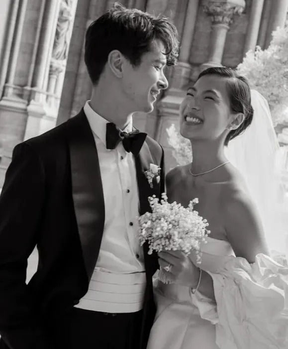 [서울=뉴시스] 션 태핀 드 지방시와 정다혜씨. (사진=정씨 인스타그램 캡처) *재판매 및 DB 금지